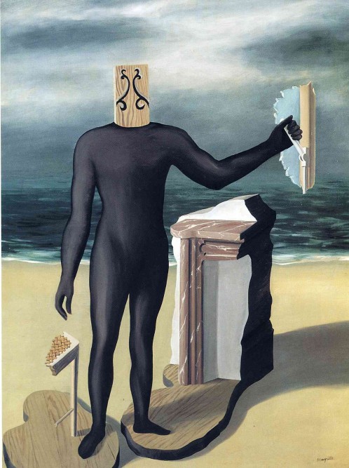 René Magritte‘la Trahison Des Images Wertical 